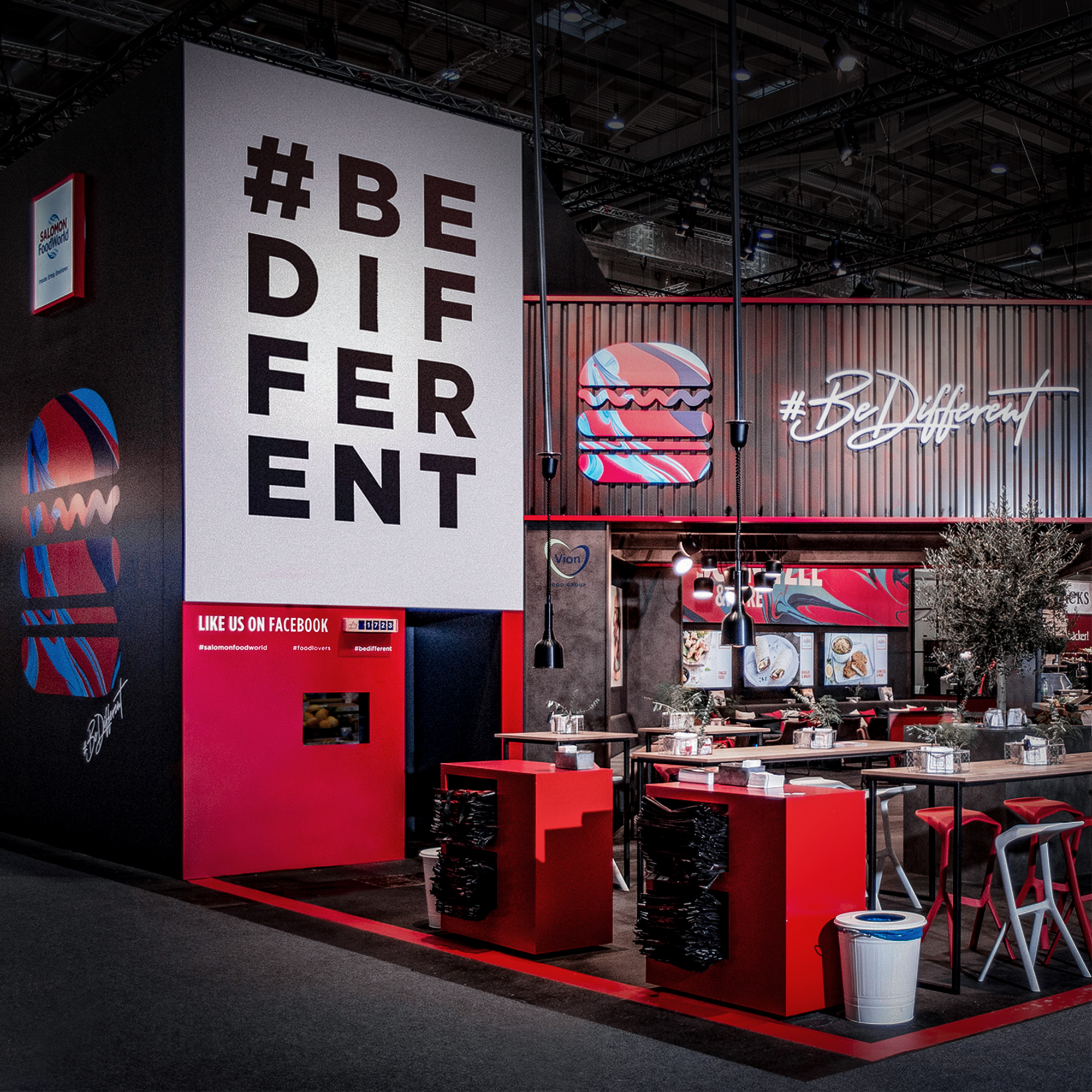 #BeDifferent Messestand