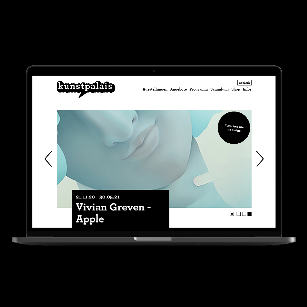 Kunstpalais Website Relaunch