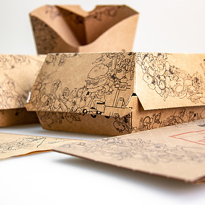 Header Snack Verpackungsdesign