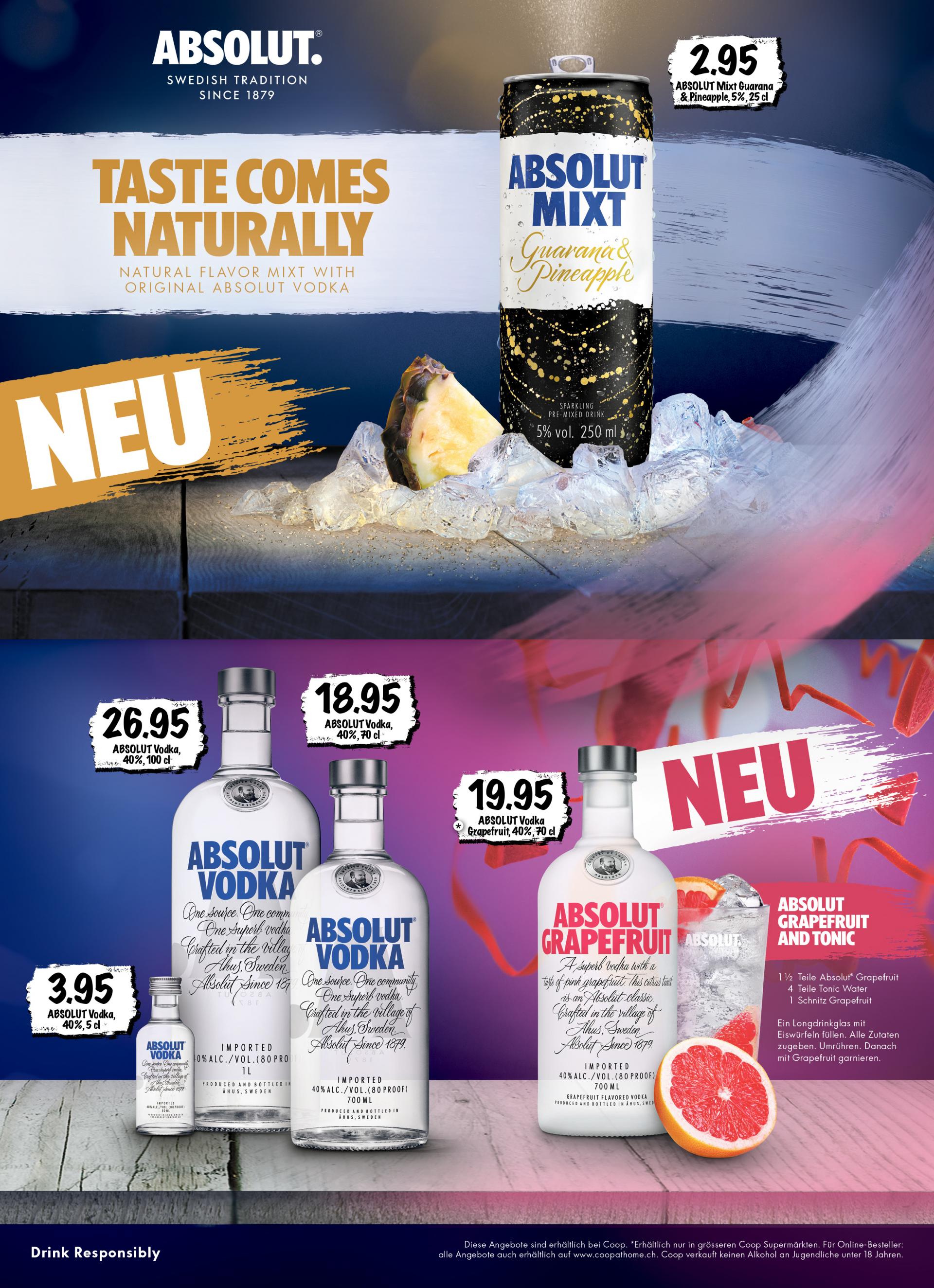 Pernod Ricard Swiss Absolut Mixt Verkaufsaktivierung (2) Pernod Ricard Swiss Absolut Mixt Verkaufsaktivierung (2)